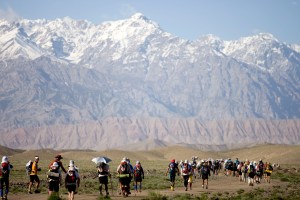 Gobi mountain line