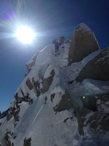 Training in Chamonix